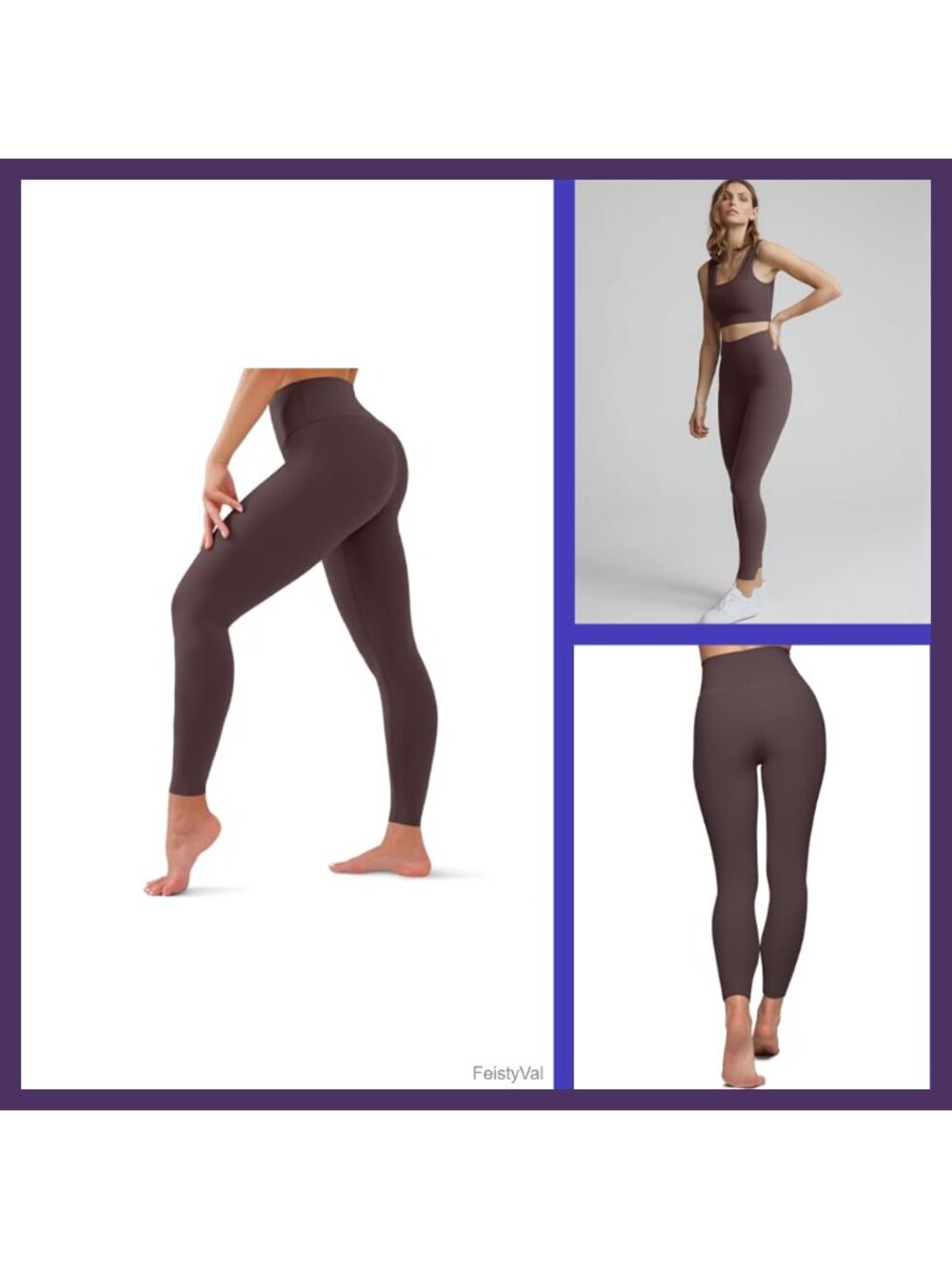 High Waisted Leggings Tummy Control Yoga Pants Workout Running